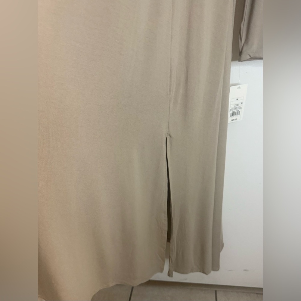Elegant Tan  Long Sleeve Dress - Picture 4 of 4